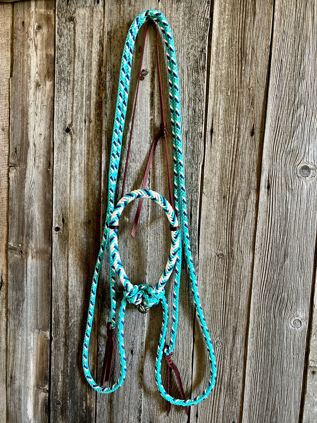 8 Strand Split Reins & Loping Hackamore