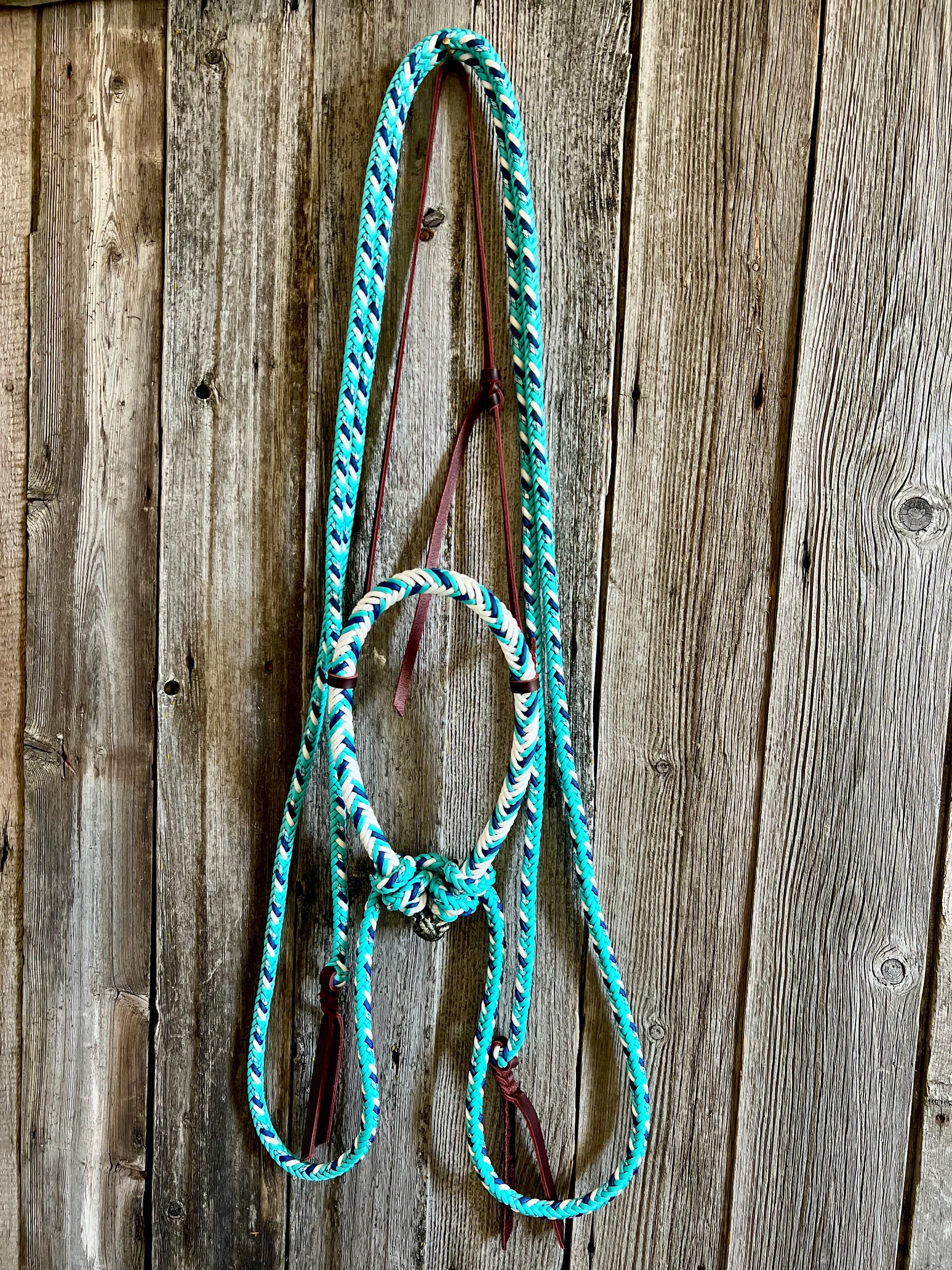 8 Strand Split Reins & Loping Hackamore